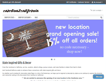 Tablet Screenshot of carolina2california.com